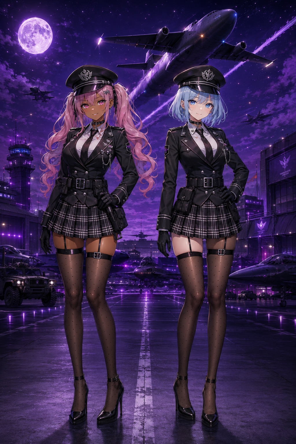Night Airfield Duo