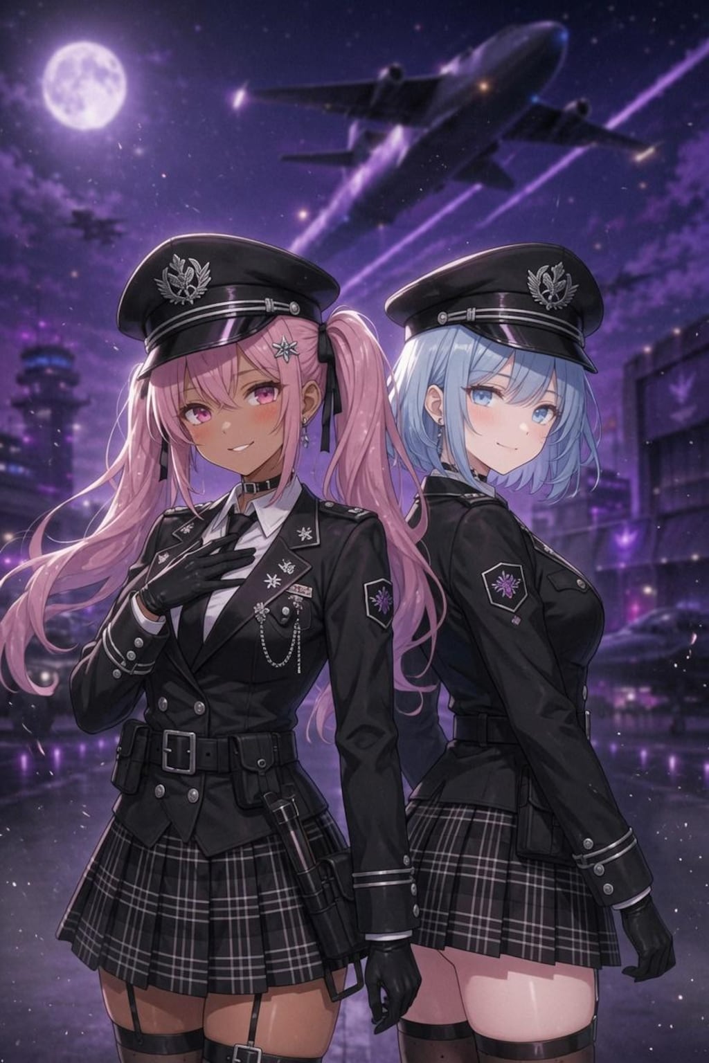 Night Airfield Duo