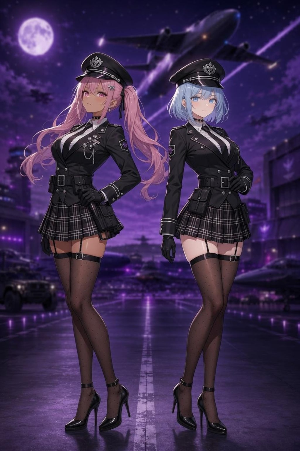 Night Airfield Duo