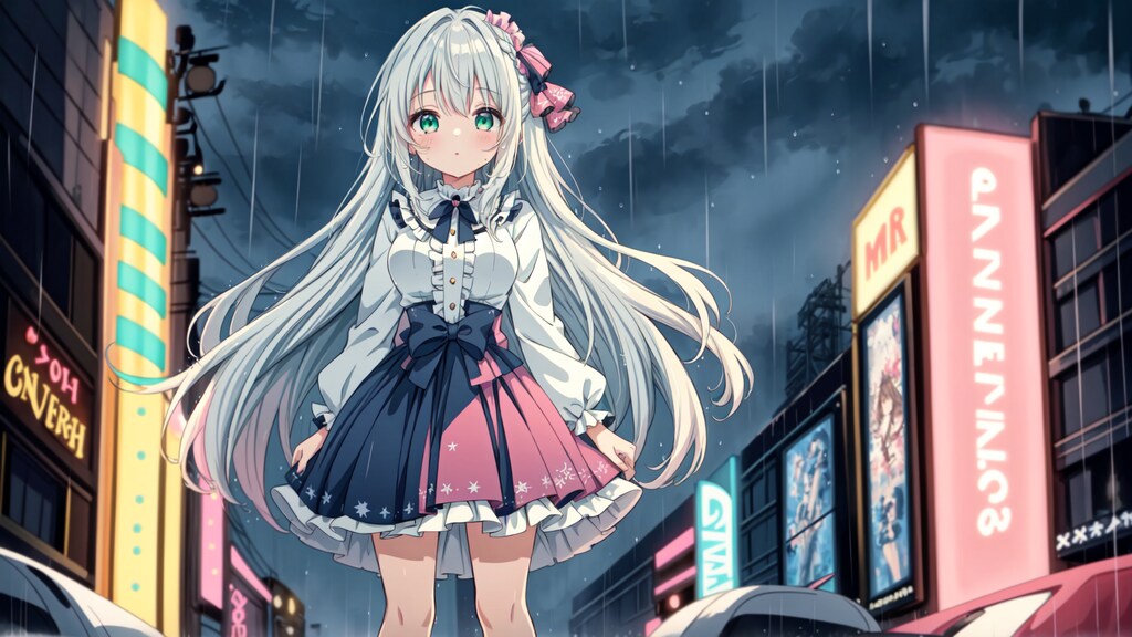雨の日に