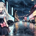雨の日に 2枚目
