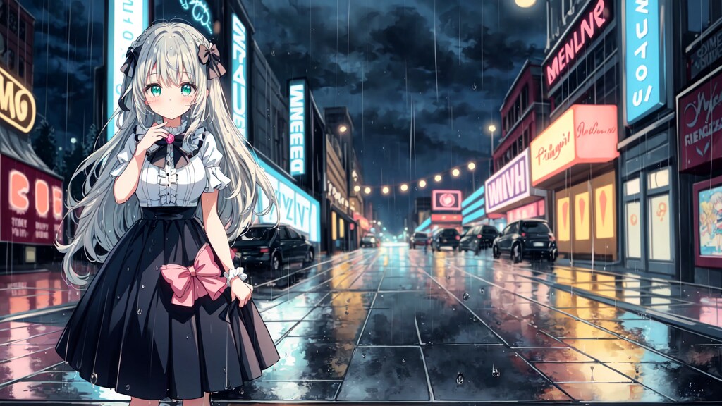 雨の日に