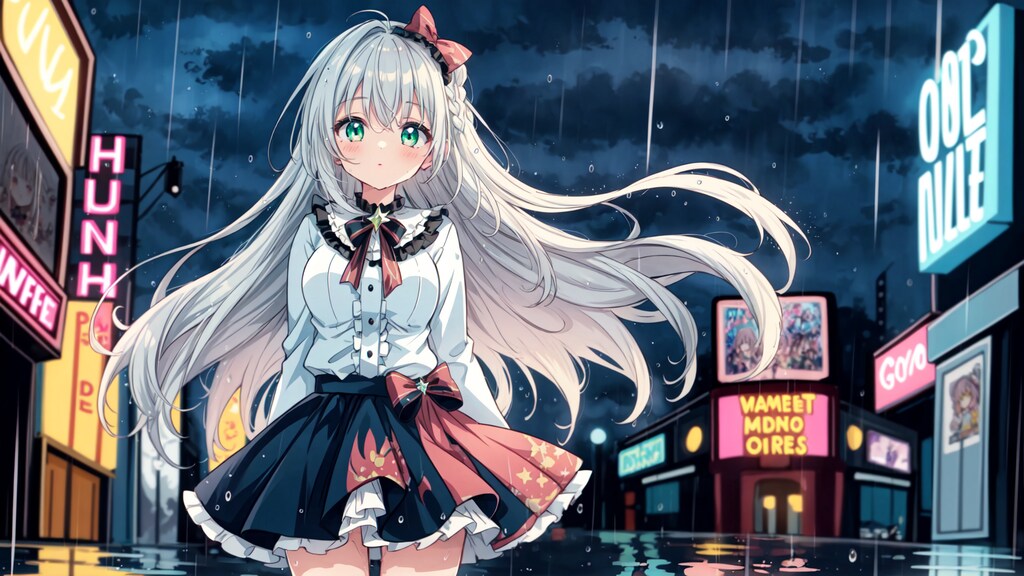 雨の日に