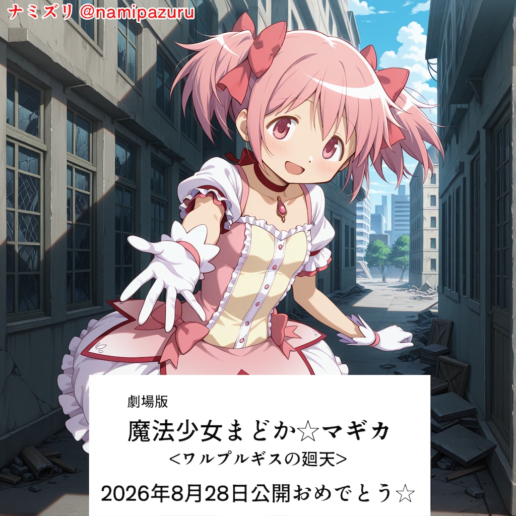 【祝】まどマギ新作公開記念🎊