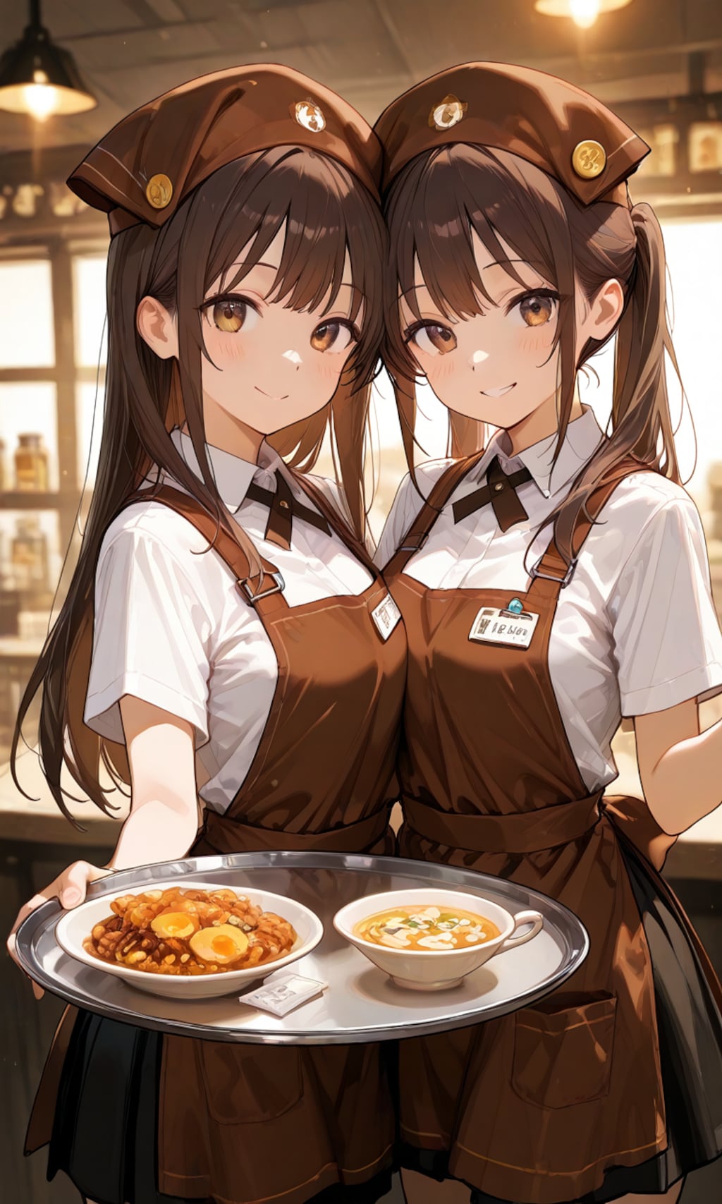 ウエイトレスの少女