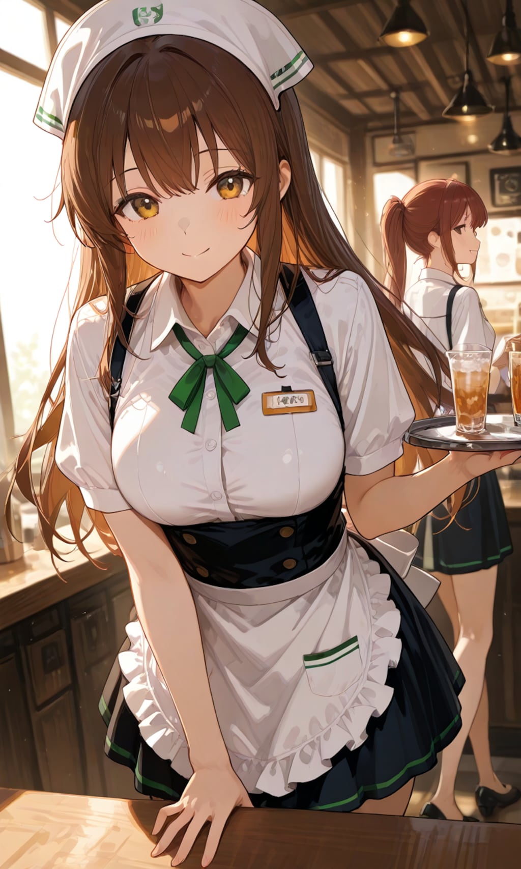 ウエイトレスの少女