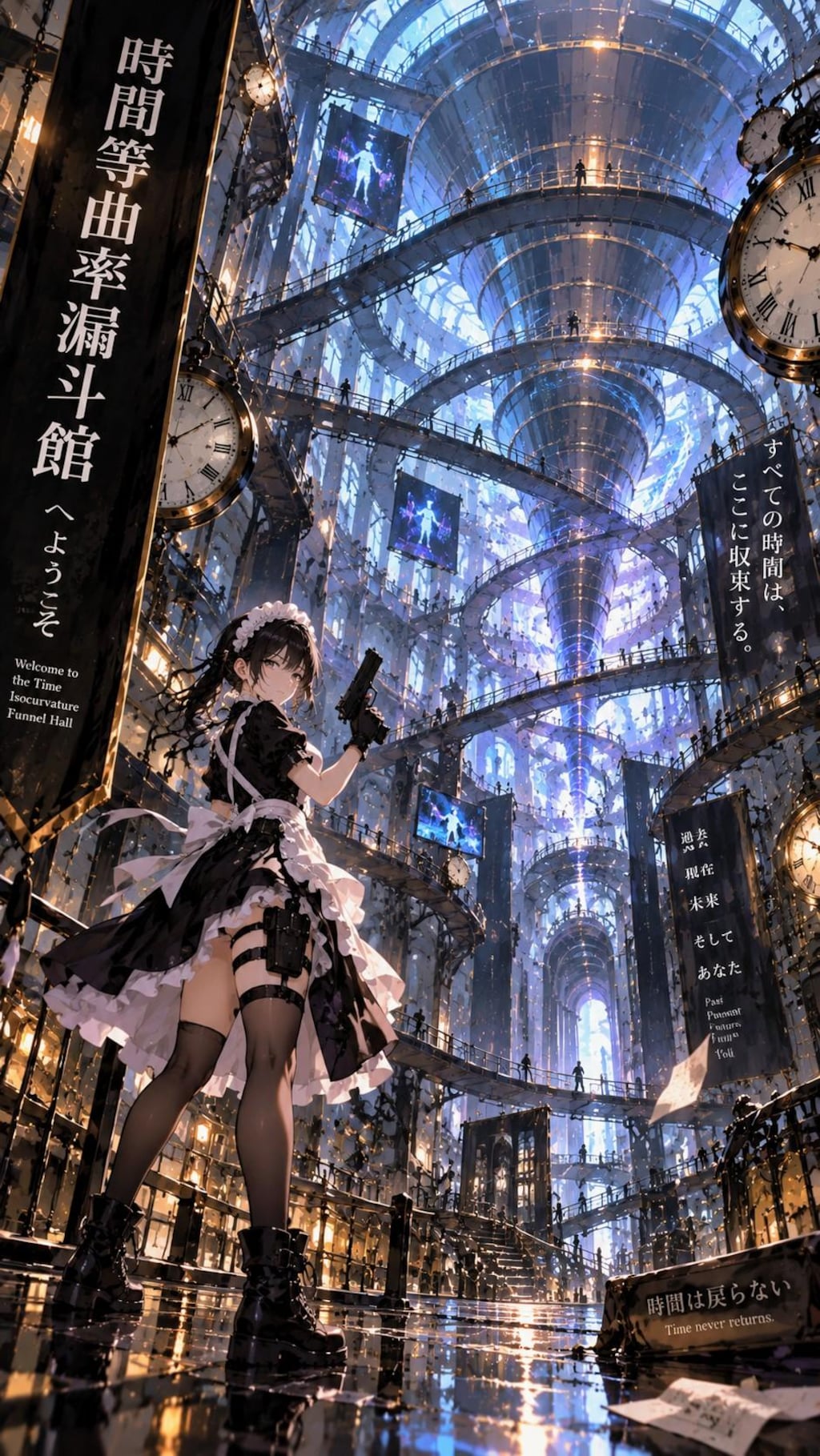 「時間等曲率漏斗館へようこそ」お姉やん