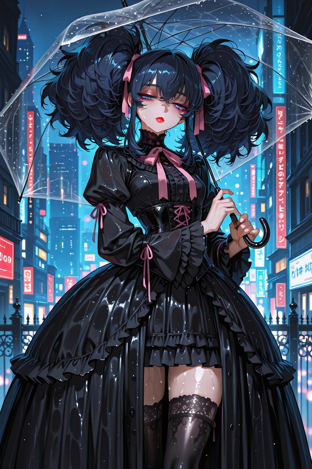 夜の街 | の人気AIイラスト・グラビア