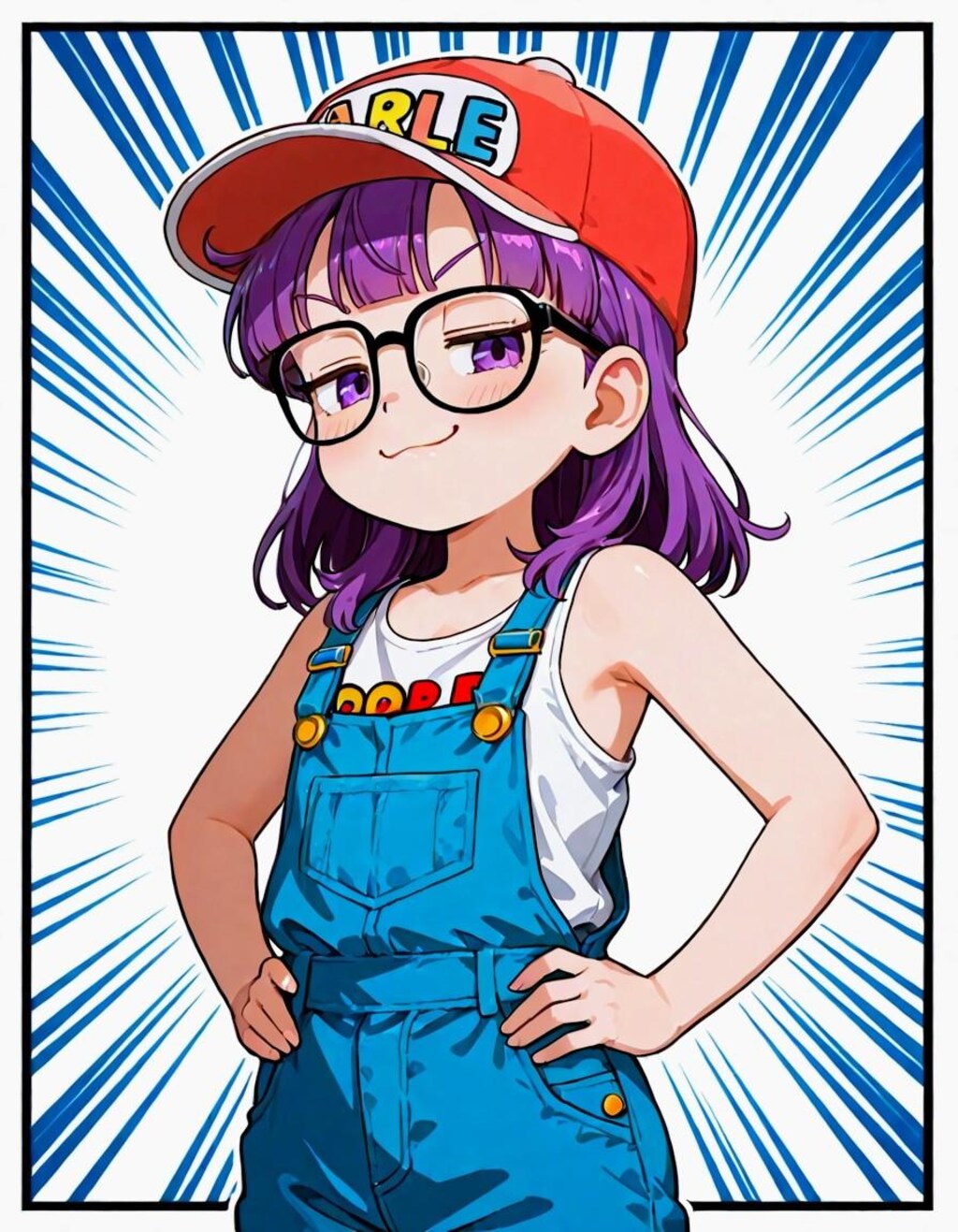 ドヤ顔、アラレちゃん