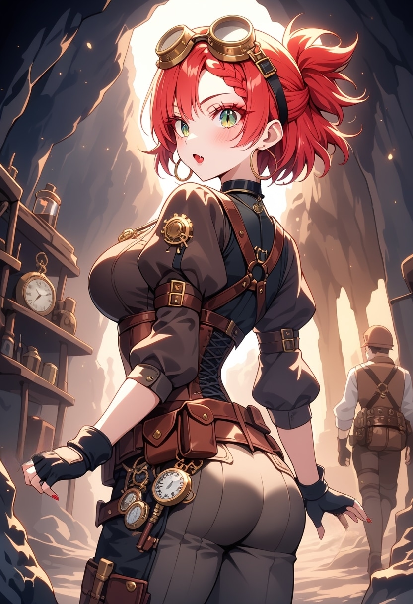 スチームパンク考古学者Days | の人気AIイラスト・グラビア