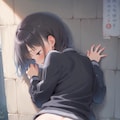 ここでするの...？やだよぅ... 4枚目