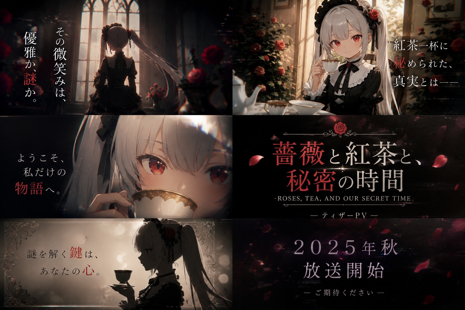 ゴスロリ少女のティザーPV風イラスト | の人気AIイラスト・グラビア