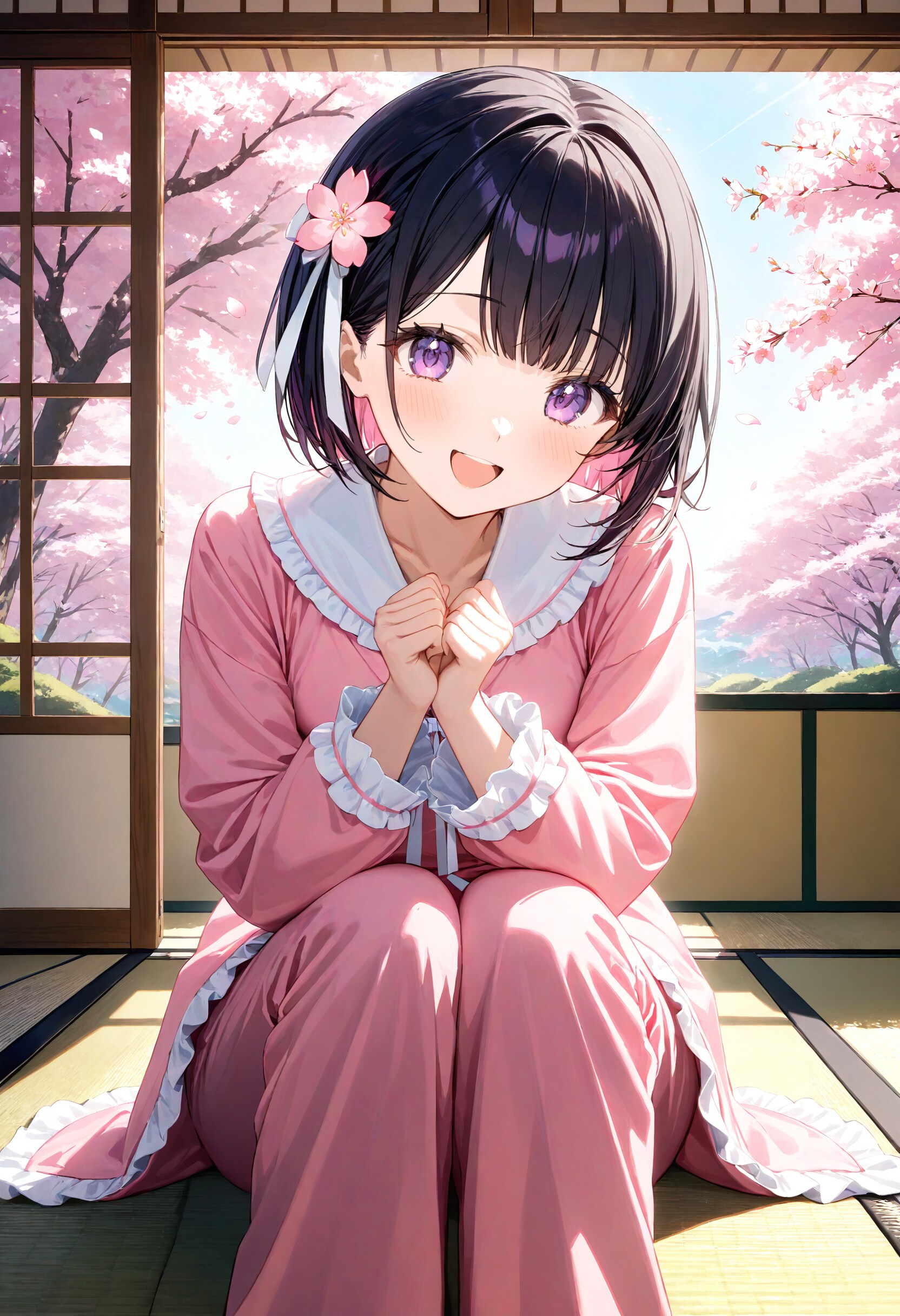 パジャマ姿のひまり