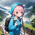 雨の山道 5枚目