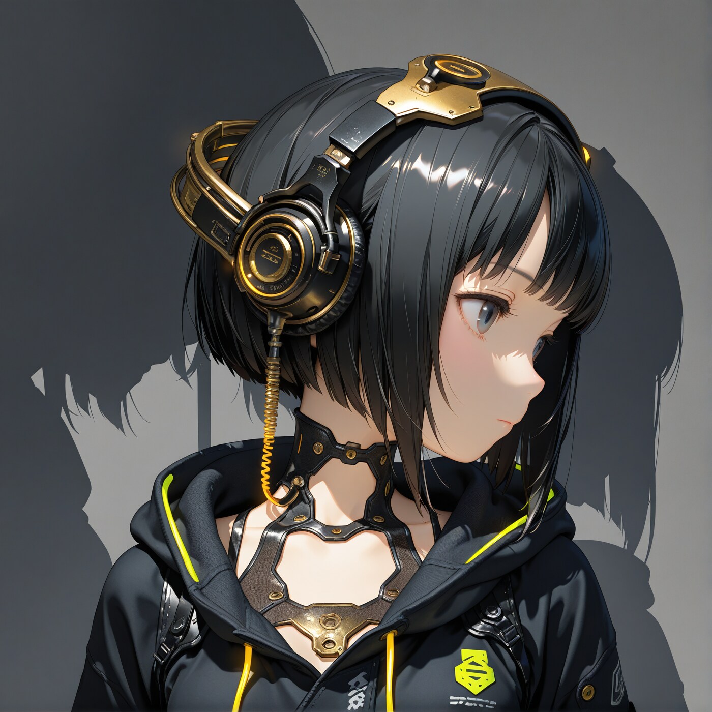サイバーなヘッドフォン