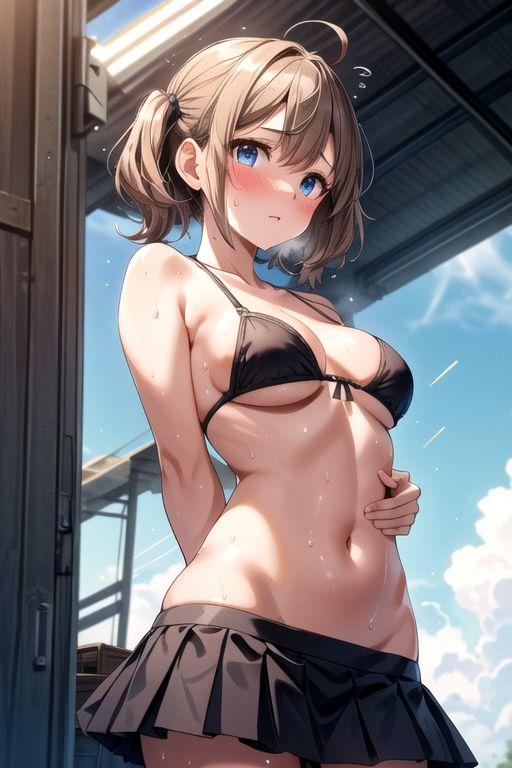 ローライズスカート