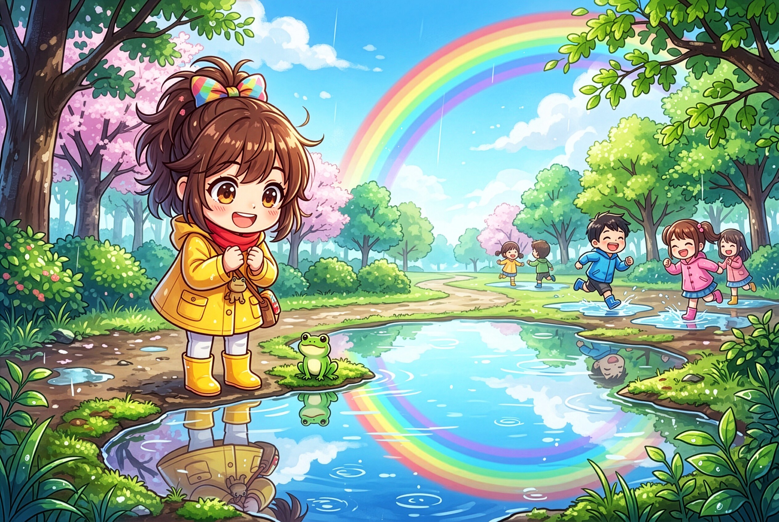 雨上がり | の人気AIイラスト・グラビア