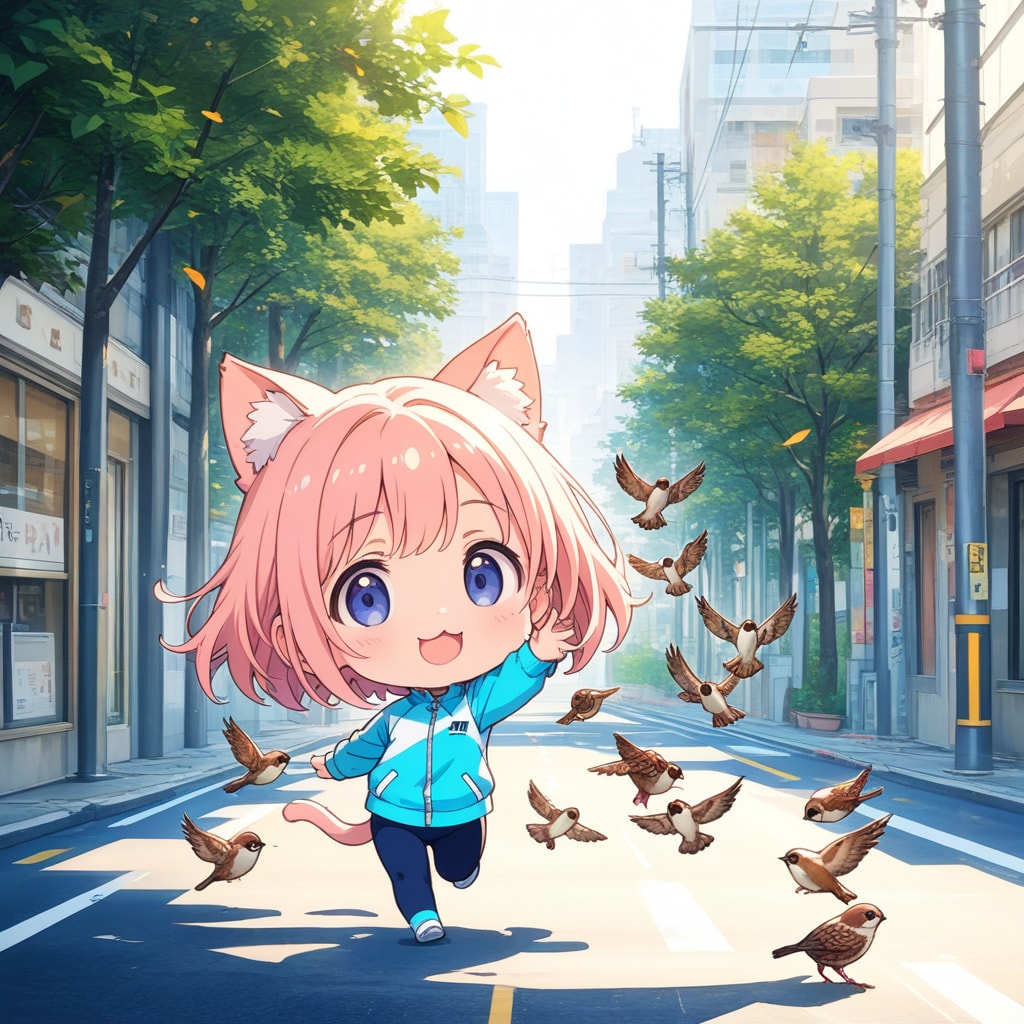 おはようにゃん | の人気AIイラスト・グラビア