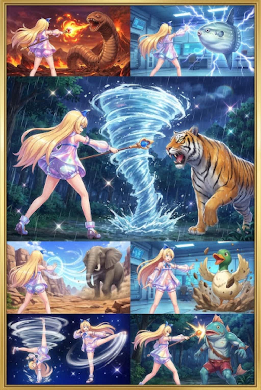 魔界戦記ディスガイア　天使フロン　アクションシーン