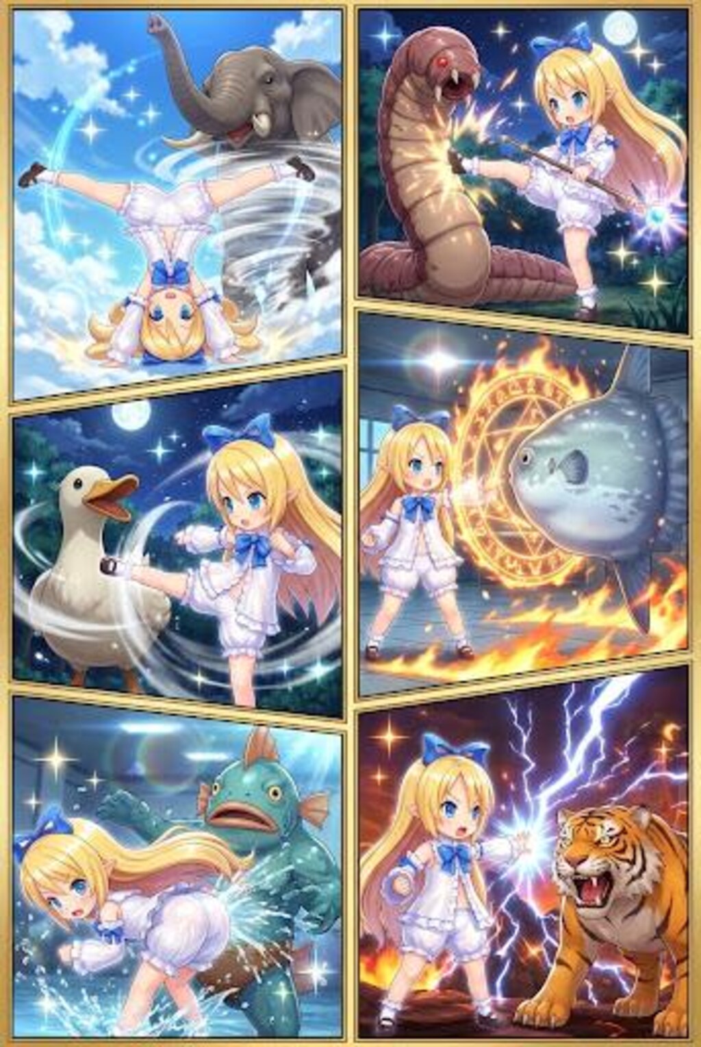 魔界戦記ディスガイア　天使フロン　アクションシーン