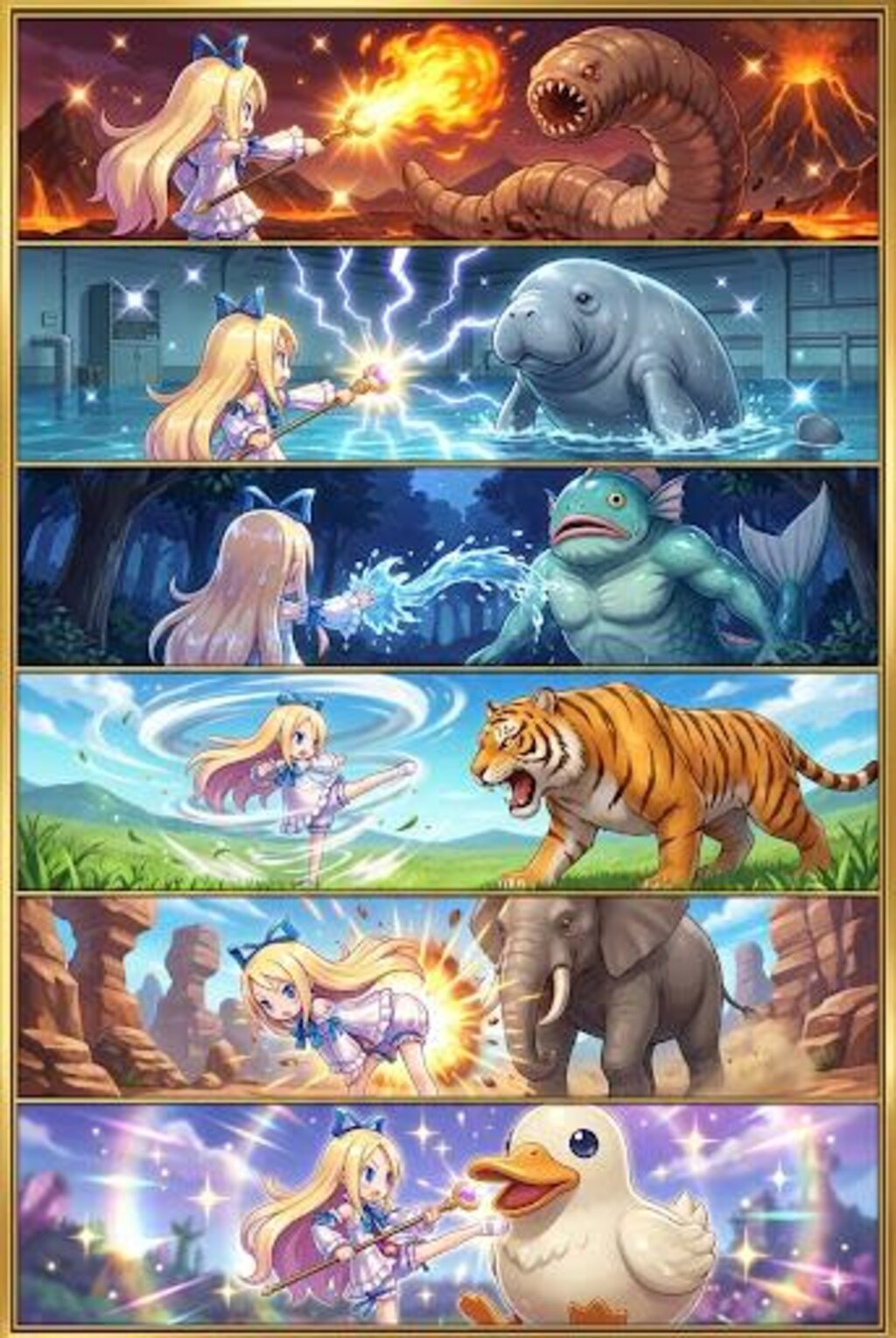 魔界戦記ディスガイア　天使フロン　アクションシーン