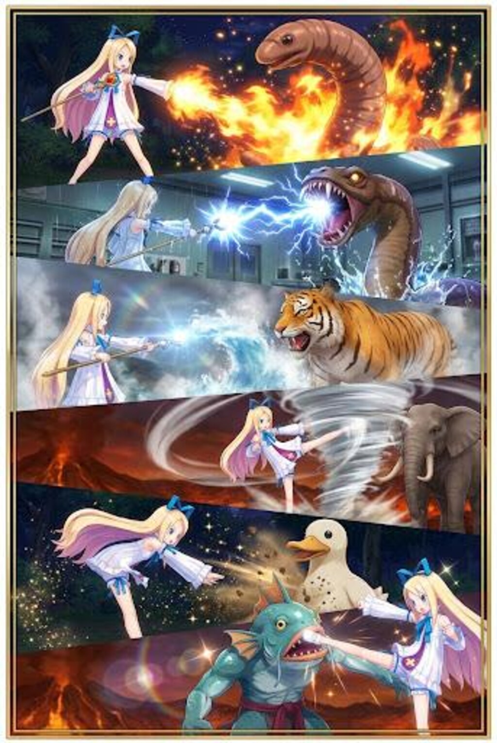 魔界戦記ディスガイア　天使フロン　アクションシーン