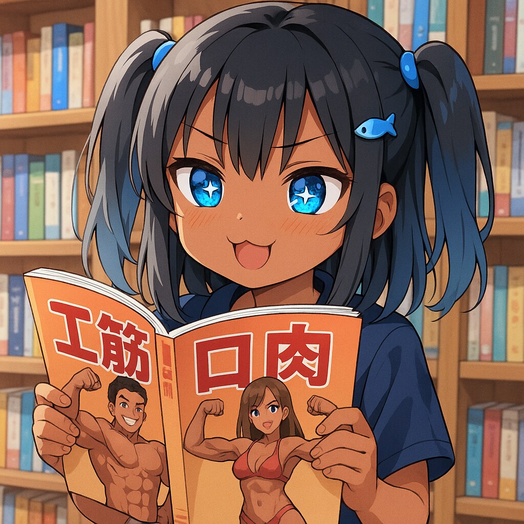 本屋で立ち読みするこなつちゃん