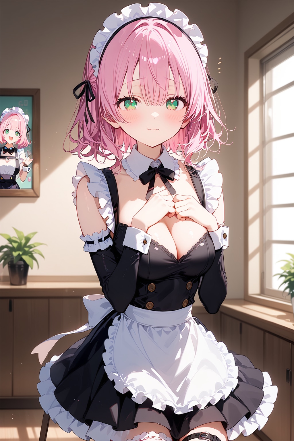 メイド服李々花 | の人気AIイラスト・グラビア