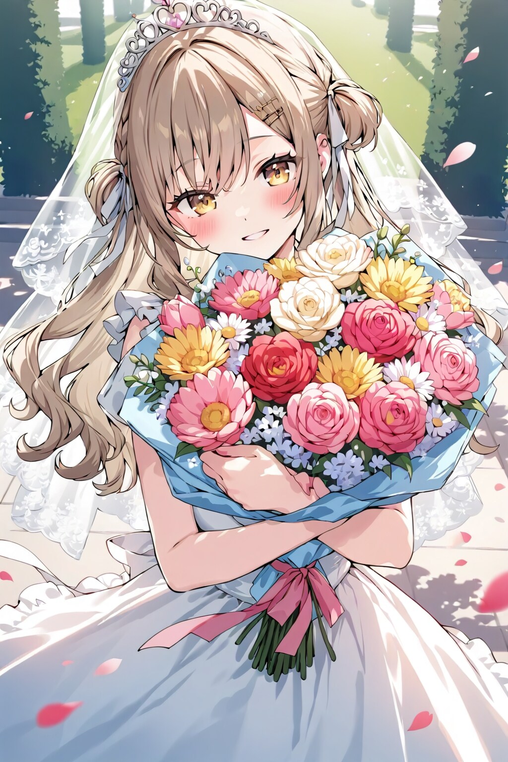 花を贈る