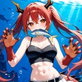 海に住むドラゴン娘 2枚目
