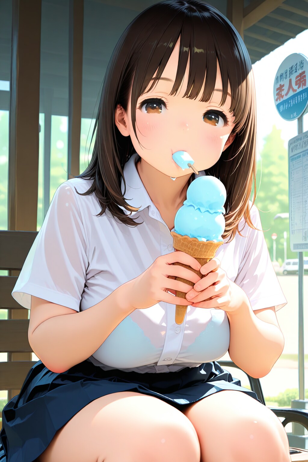 ４つの水色