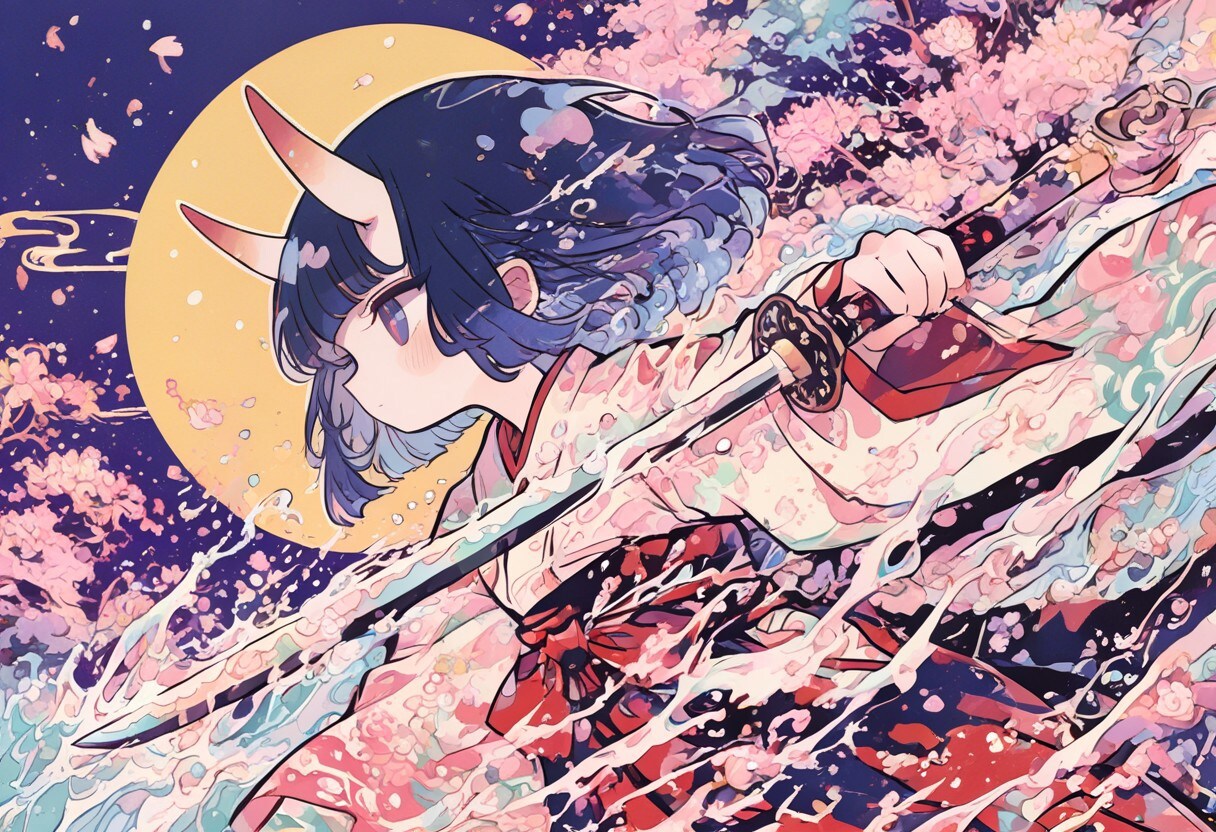 鬼巫女ちゃん２ | の人気AIイラスト・グラビア