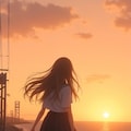 夕日と君Ⅱ 4枚目