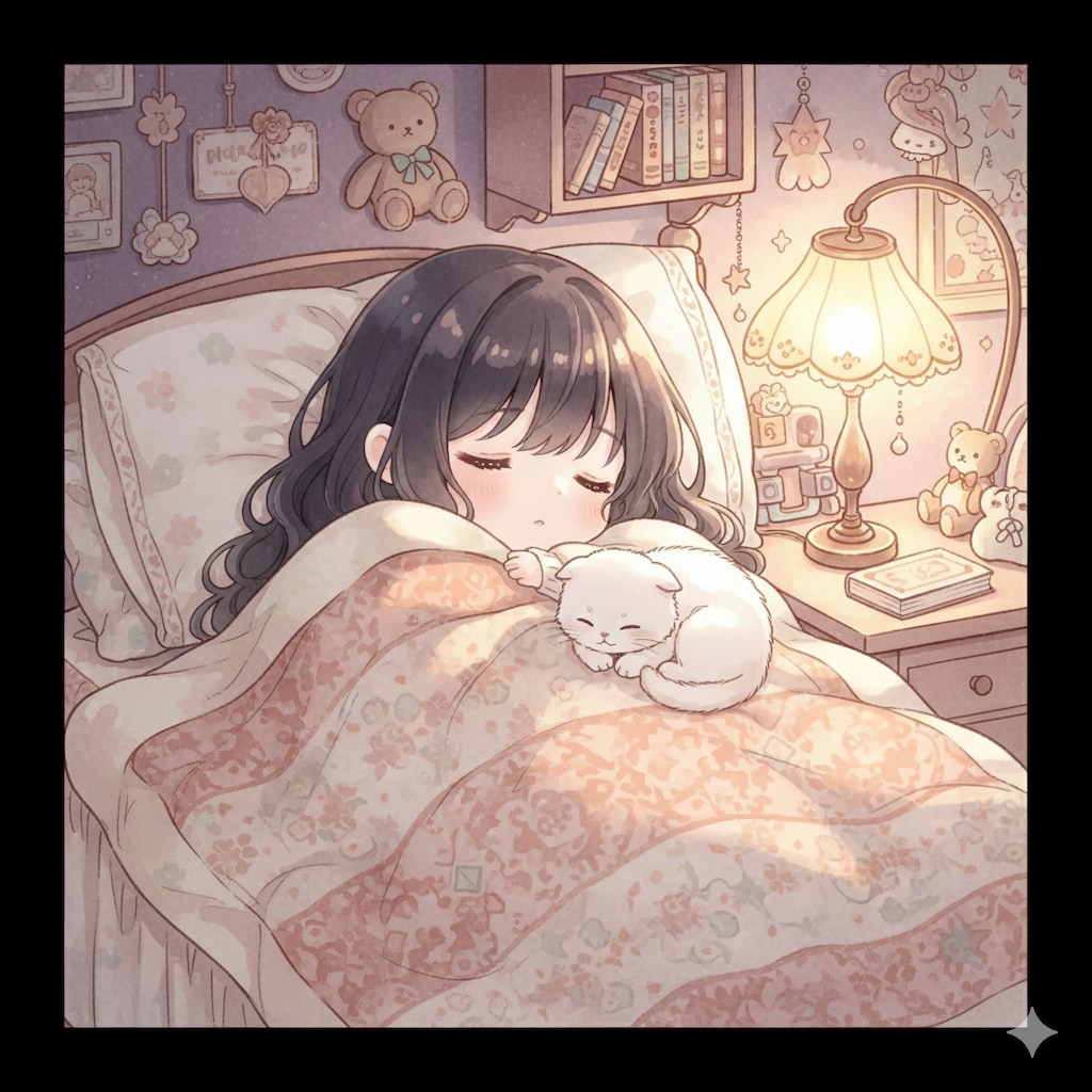 にゃんことおやすみ🐱💕