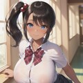 黒髪サイド爆乳ちゃん2 4枚目