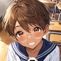 早弁する眼鏡っ娘 5枚目
