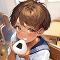 早弁する眼鏡っ娘 4枚目