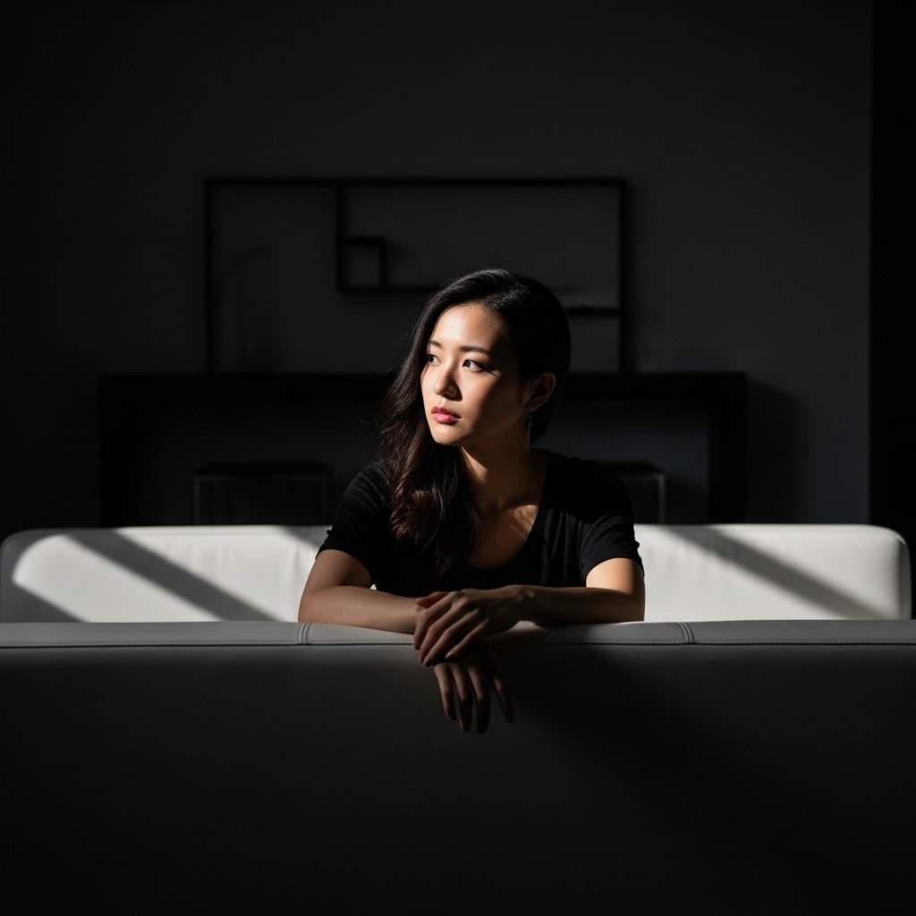 暗い部屋に一人 | の人気AIイラスト・グラビア