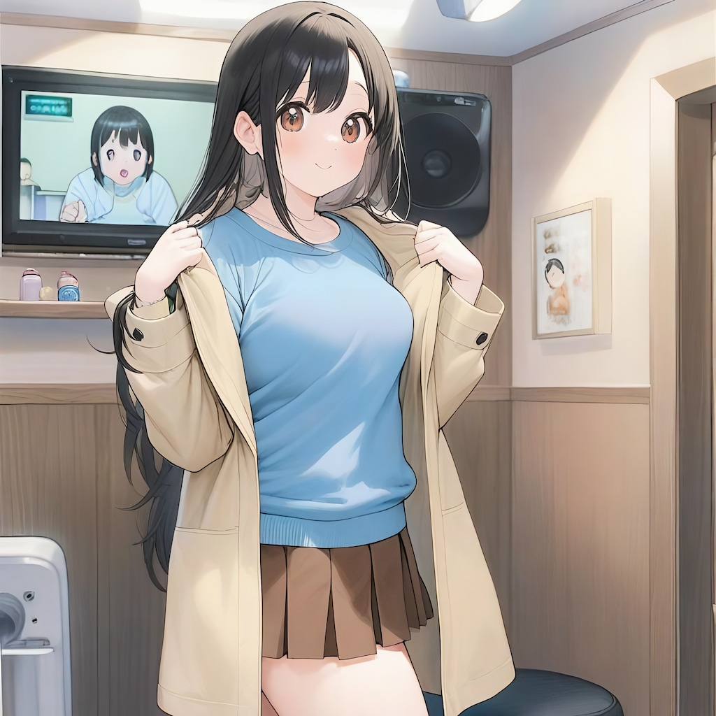 コート脱いだら