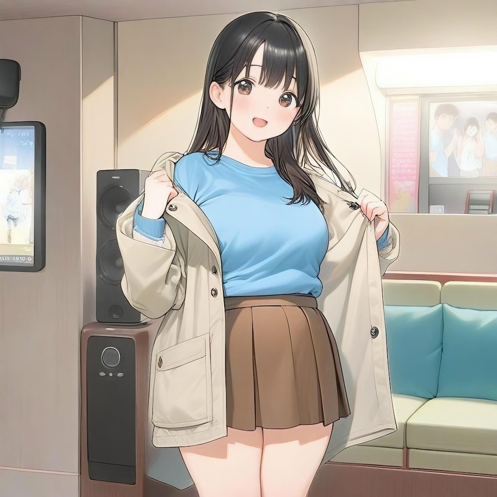 コート脱いだら