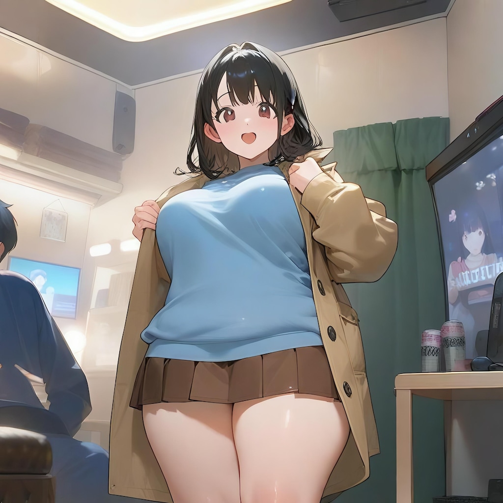 コート脱いだら