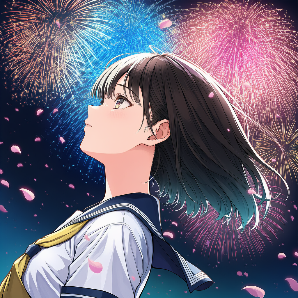 花火 | の人気AIイラスト・グラビア