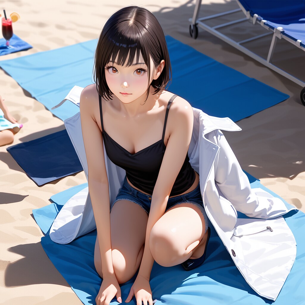 白衣、消し忘れた（笑）