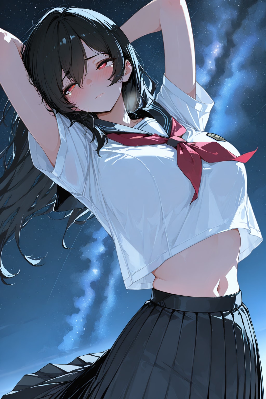 リゾート地の星空