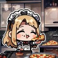 おピッツァ焼いたよ！メイドちゃん🍕🍕 6枚目