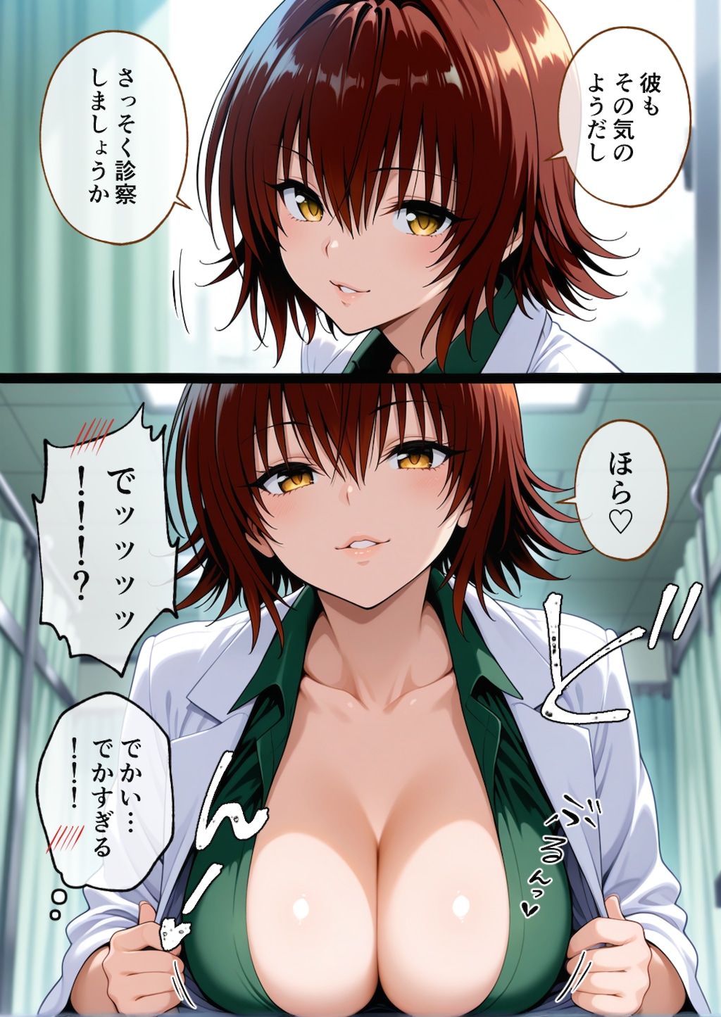 御門涼子#8 -Hカップで癒してあげる♡/ハーレム病院