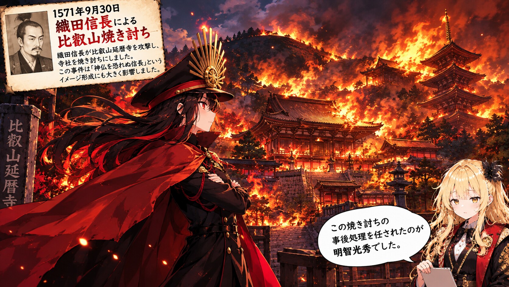 9月30日は比叡山焼き討ちの日 | の人気AIイラスト・グラビア