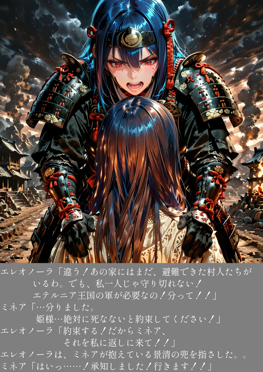赤目の魔女　百花の棺、血潮の鎧⑪