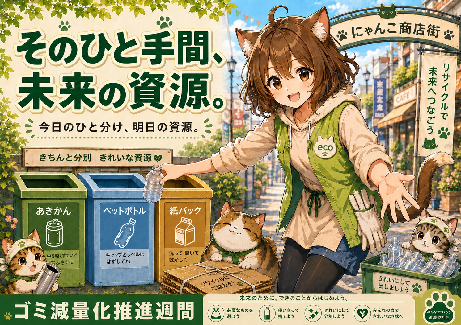 Let's リサイクル♪