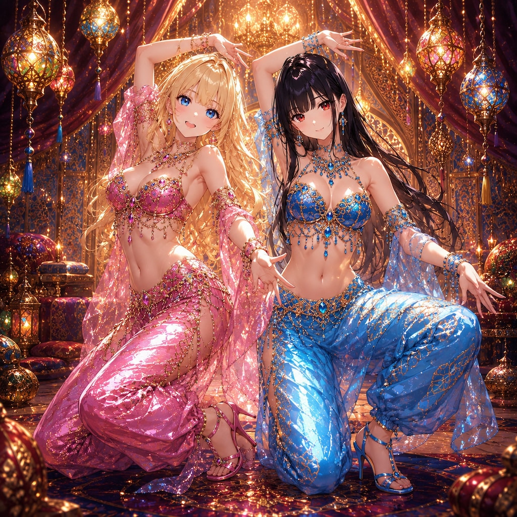 ちちぷいちゃんとししょちゃんのベリーダンス